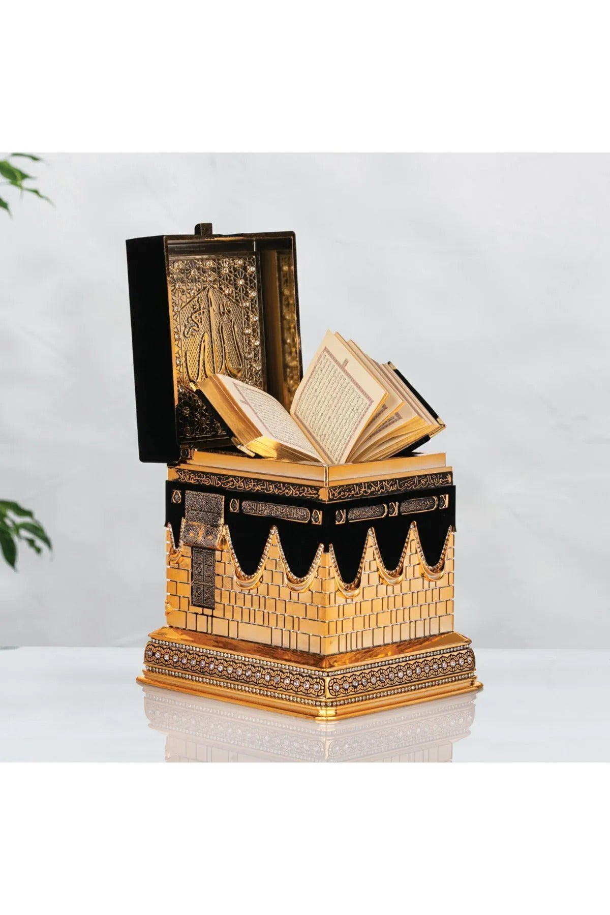 Biblo Kâbe Kur'an Kabı Gold