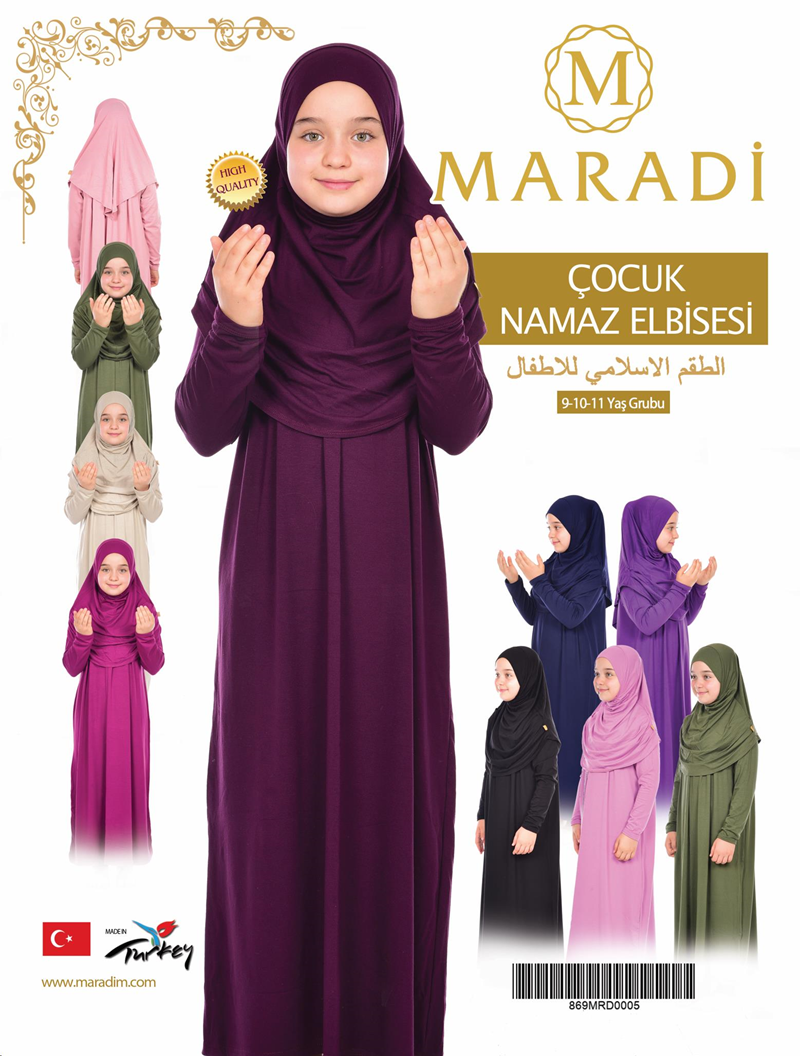 Maradi Çocuk Namaz Elbisesi (9-10-11 Yaş)