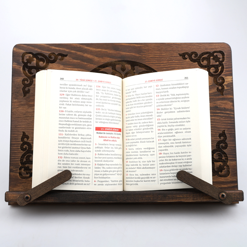 Takva Ahşap Masaüstü Kademeli Rahle