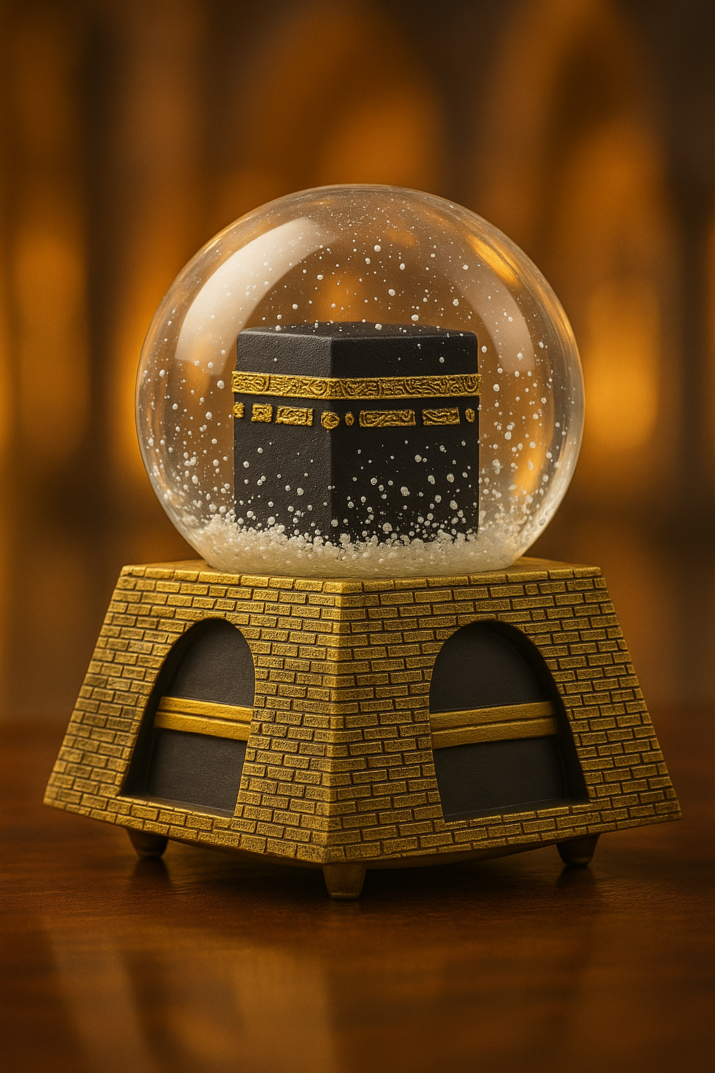 Kâbe Kar Küresi – Su Efektli & Sesli