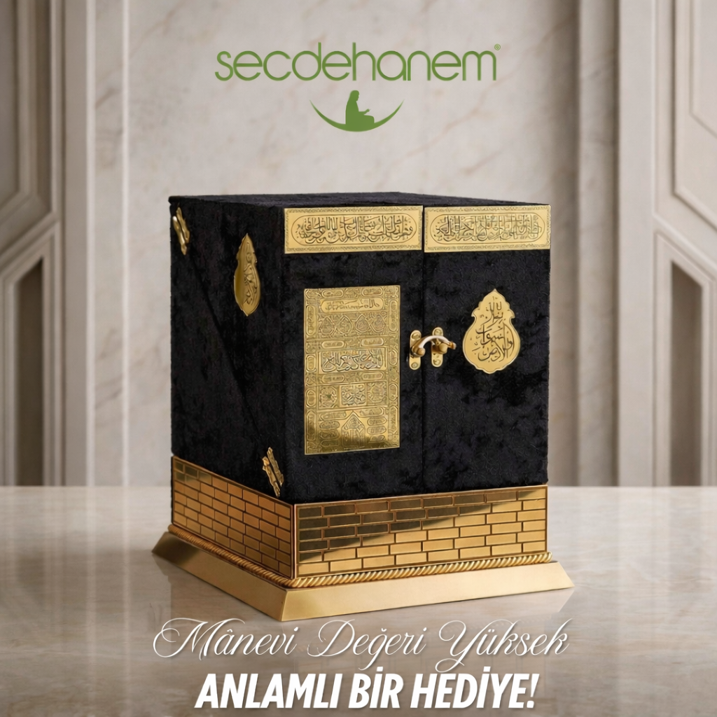 Kâbe Maketi Açılır Kur'an-ı Kerimli Set