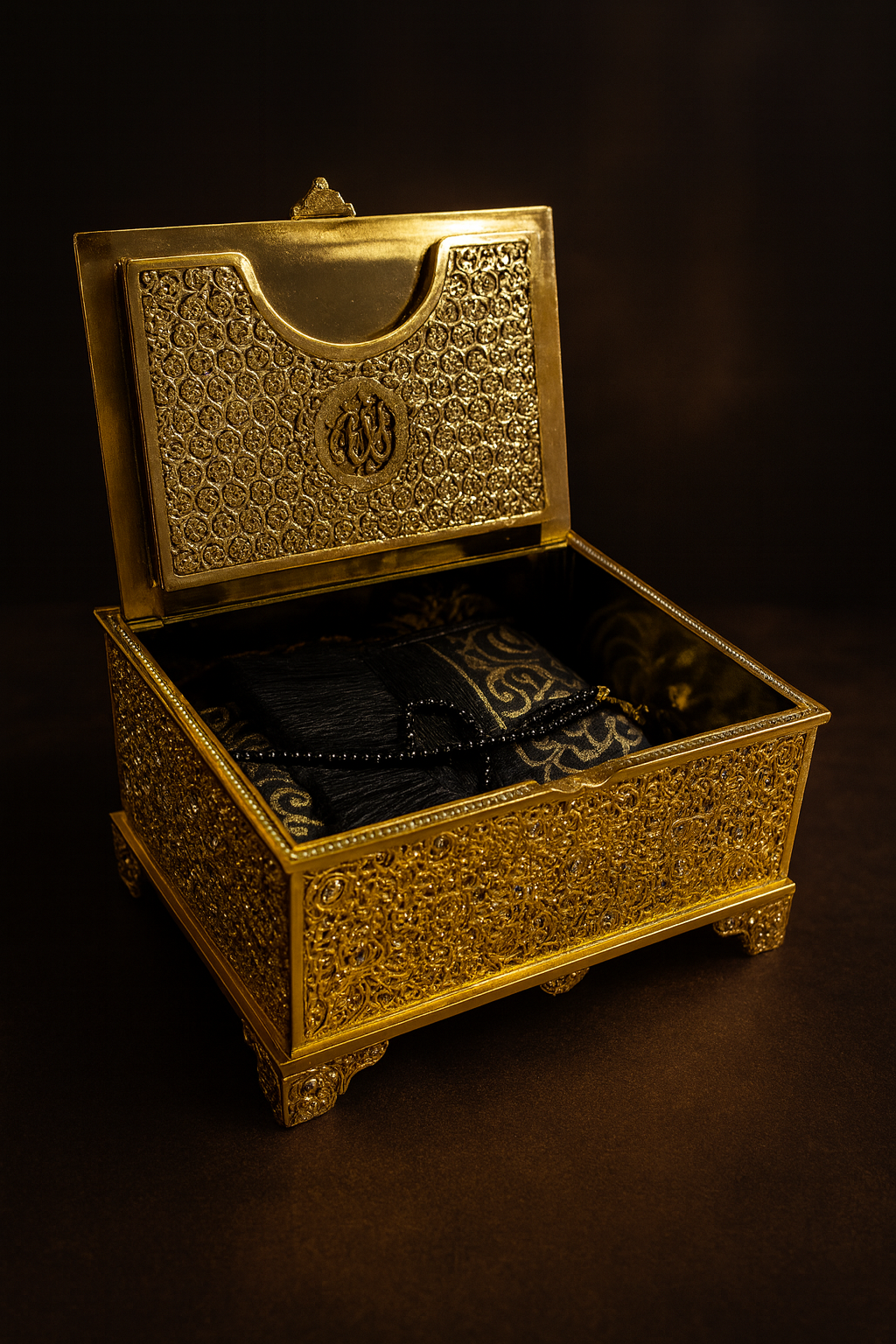 Saray-ı Nur Koleksiyonu - Premium Sandık Kur-an’ı Kerim Seccade Tesbih Set