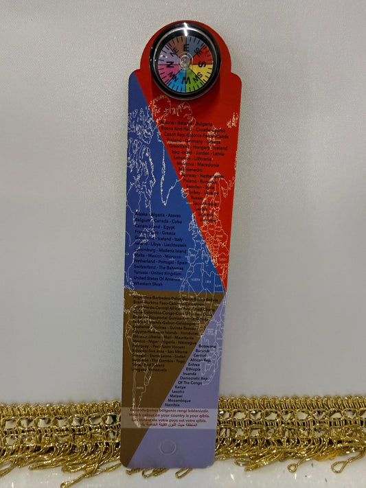 KıbleYol Pusulalı Kitap Ayracı