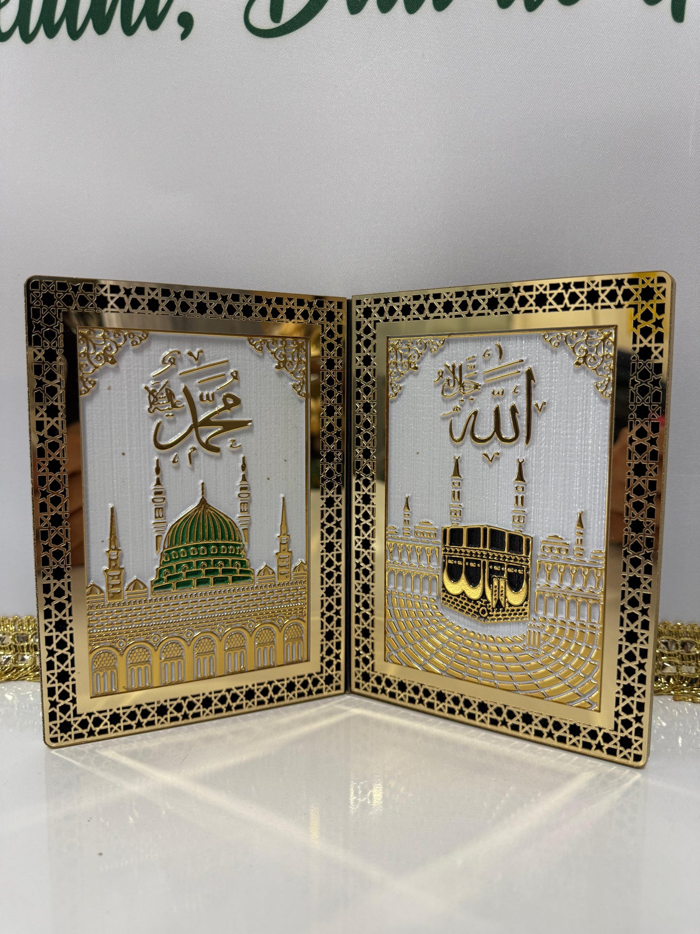 Premium Kadife Hediye Seti – Kâbe & Ravza