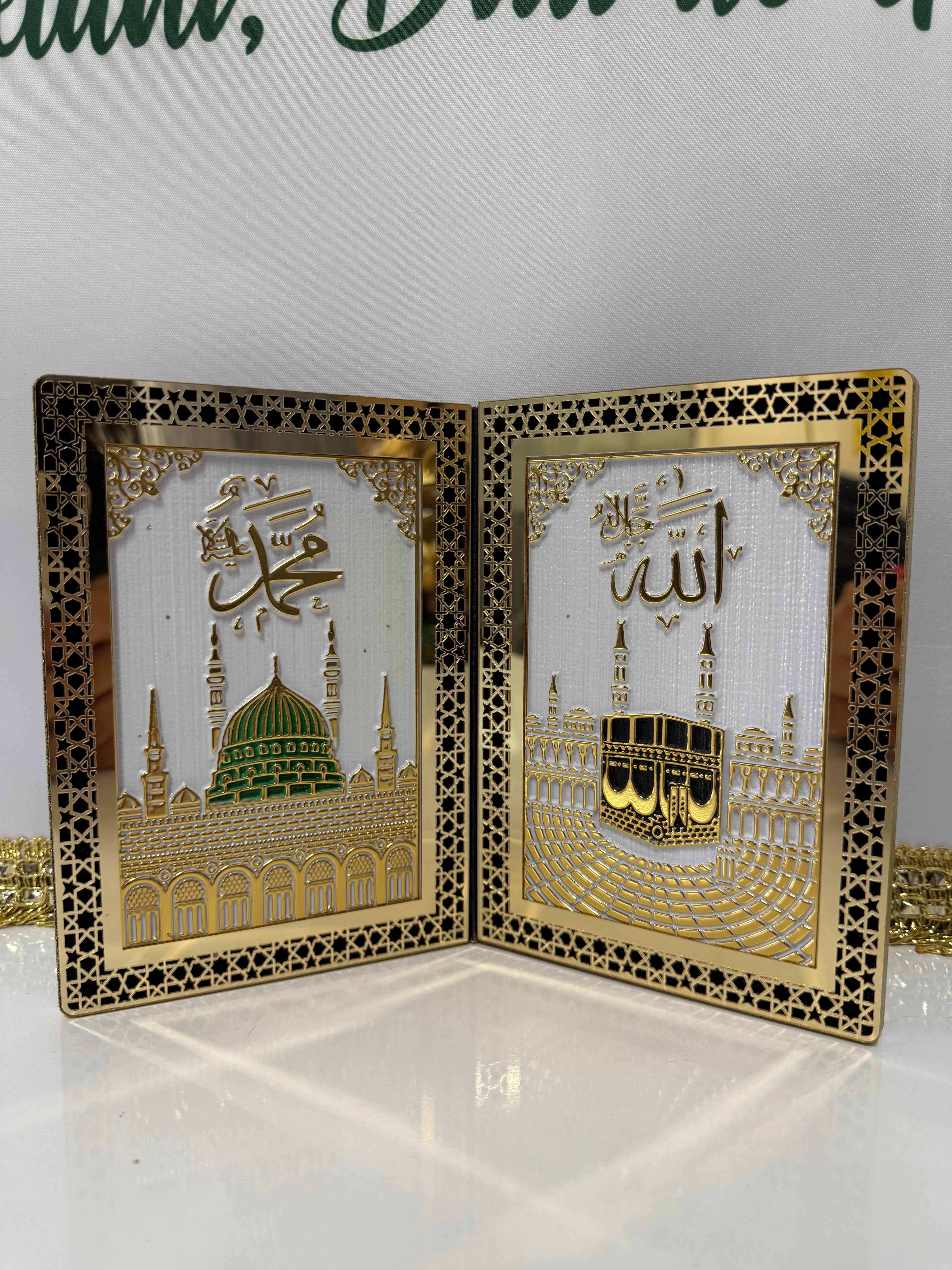 Premium Kadife Hediye Seti – Kâbe & Ravza