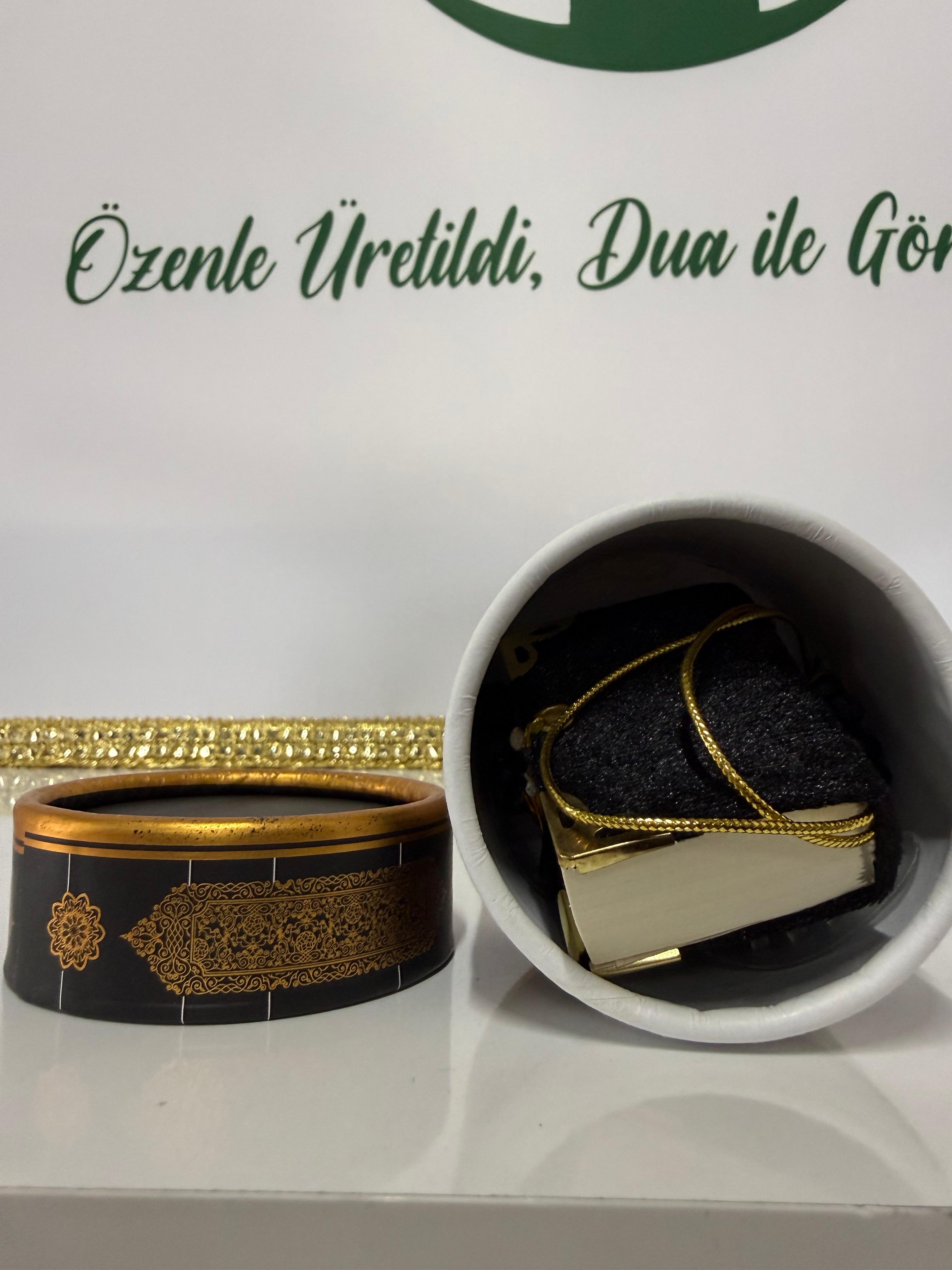 Haremeyn Mini Zarafet Kutusu – Özel Silindir İslami Hediye Seti