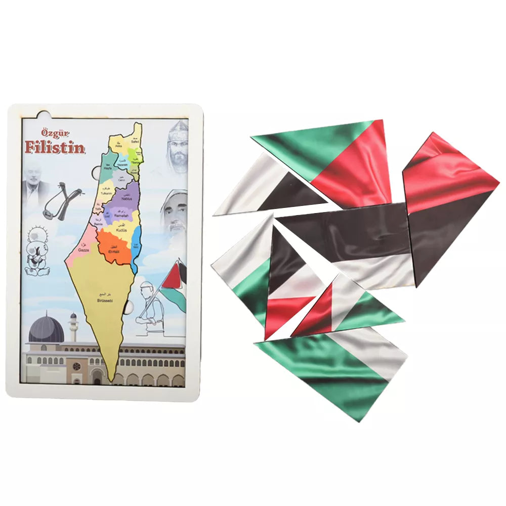 Filistin Bayrağı Puzzle