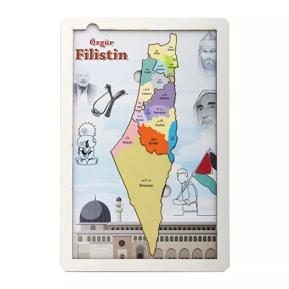 Filistin Bayrağı Puzzle