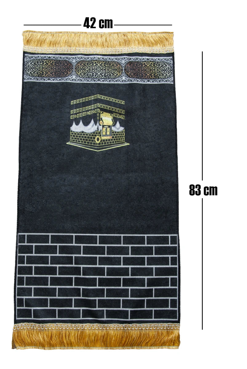 Çantalı Kâbeli Çocuk Seccadesi