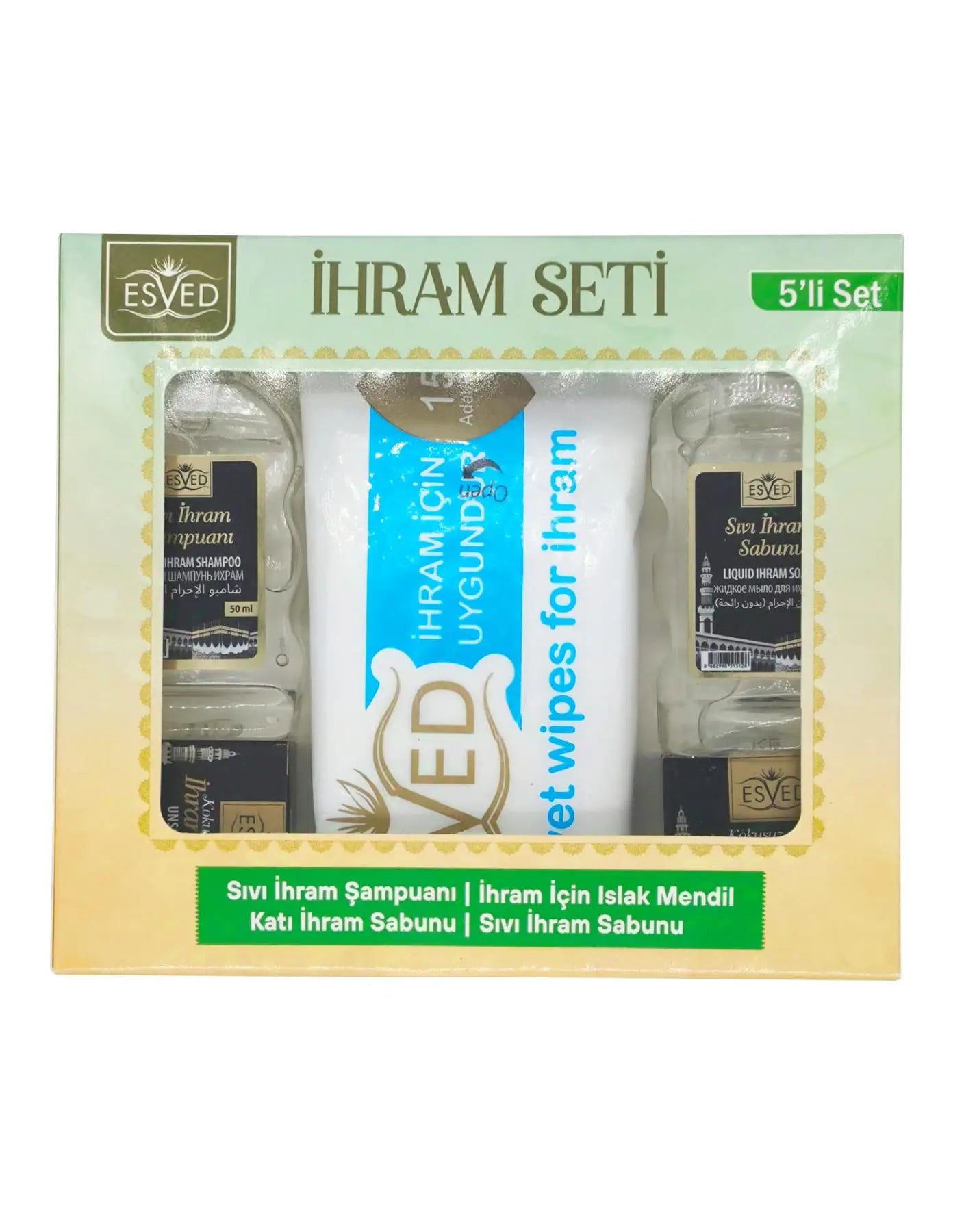Kokusuz İhram Temizlik Seti 5'li
