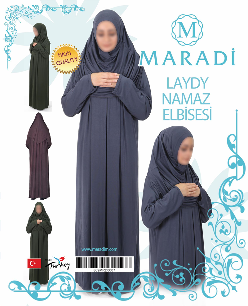 Maradi Namaz Elbisesi Laydy Karma Renk