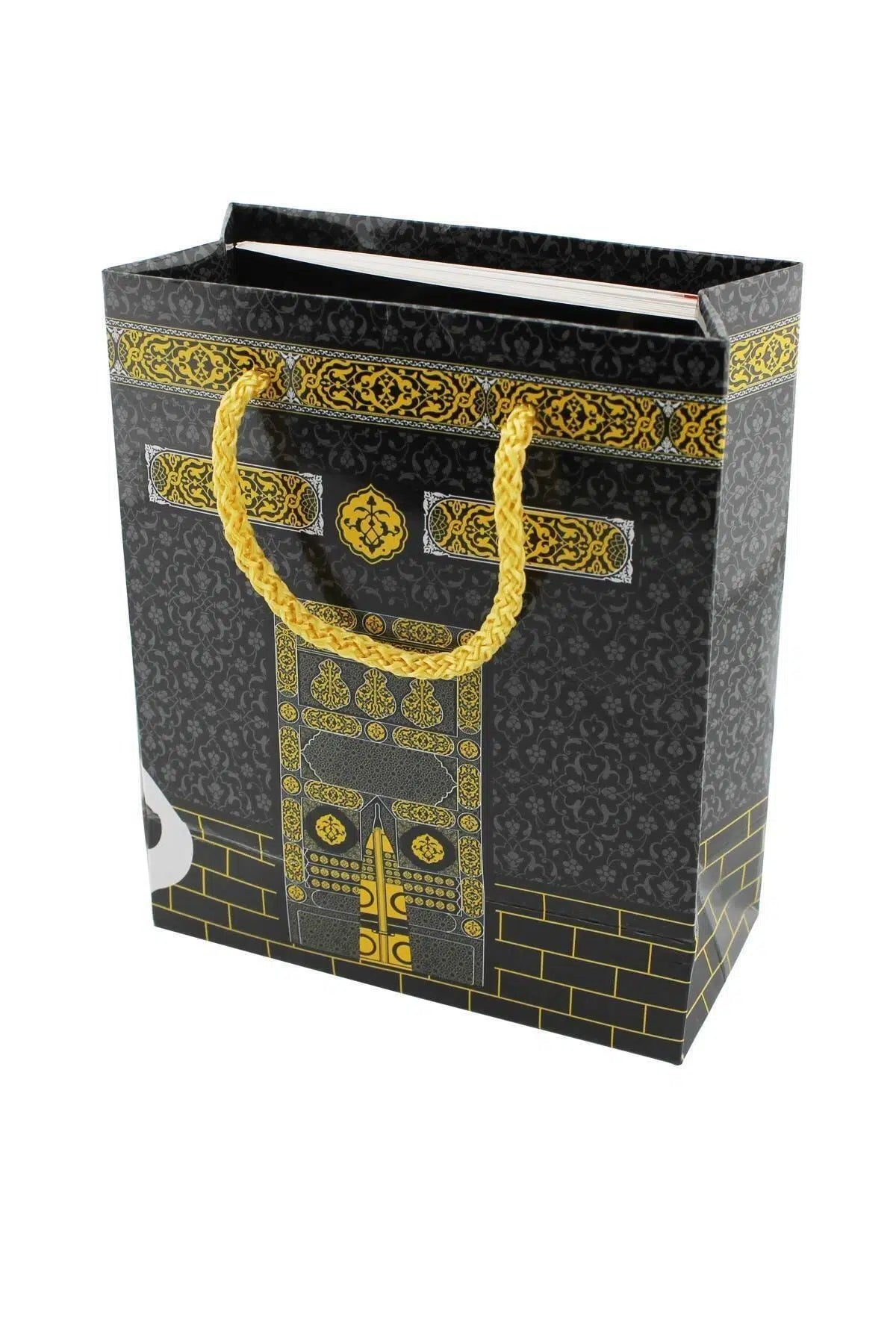 Kabe Desenli Çantalı Yasin Seti – 10’lu Manevi Hediye Paketi